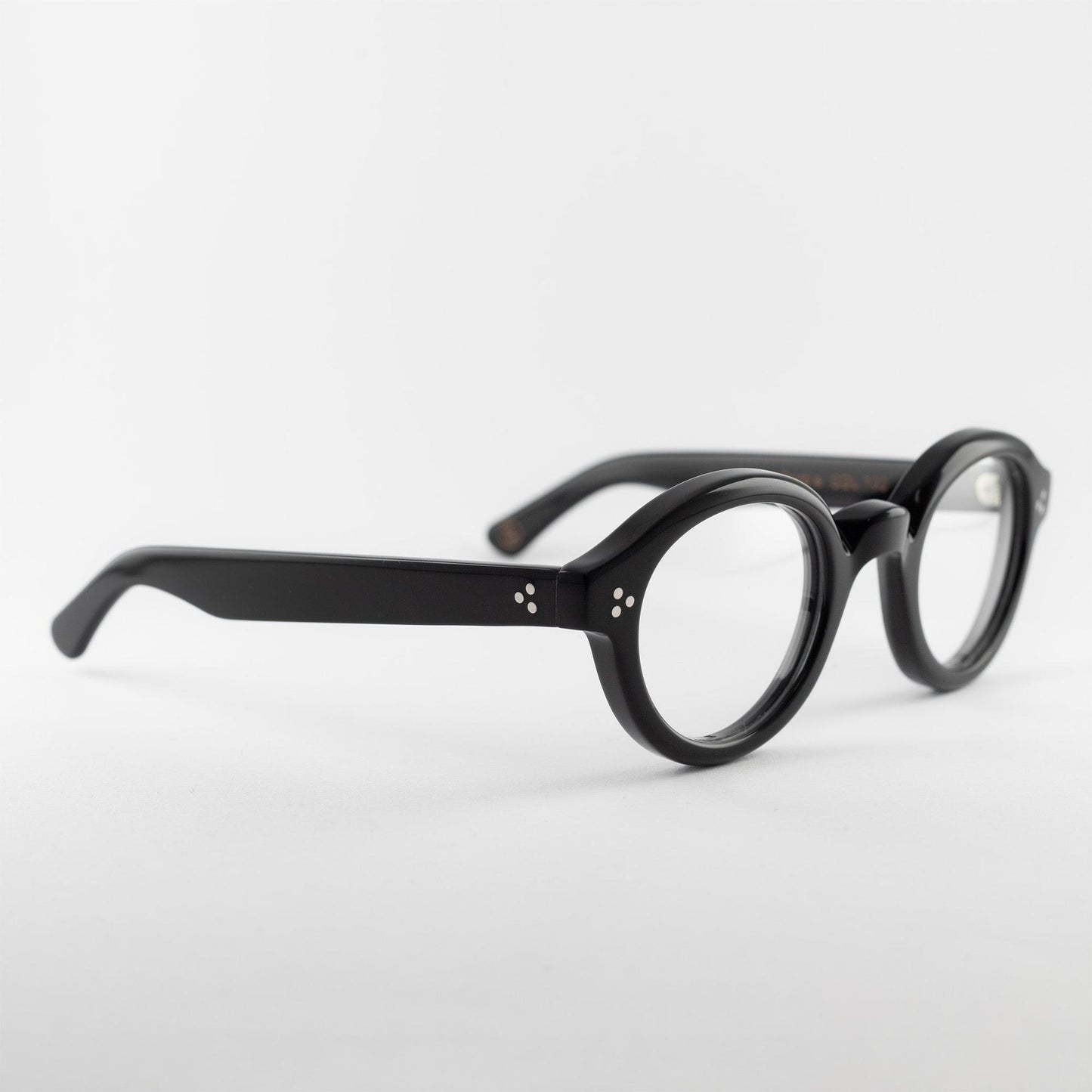 Occhiale da vista Lesca Lunetier LA'CORBS COL.100 Black - lato - Shop Ottica Mineo