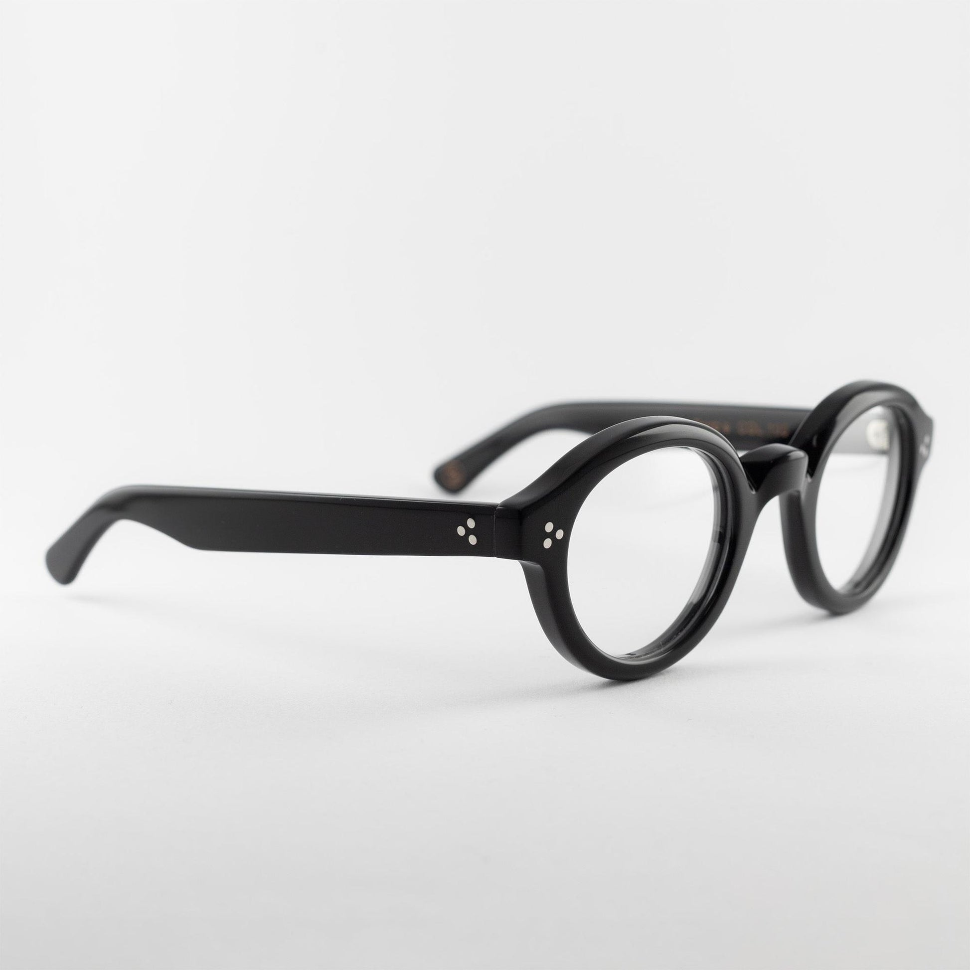 Occhiale da vista Lesca Lunetier LA'CORBS COL.100 Black - lato - Shop Ottica Mineo