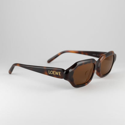 Occhiale da sole Loewe LW40157U 52G Havana - lato - Shop Ottica Mineo