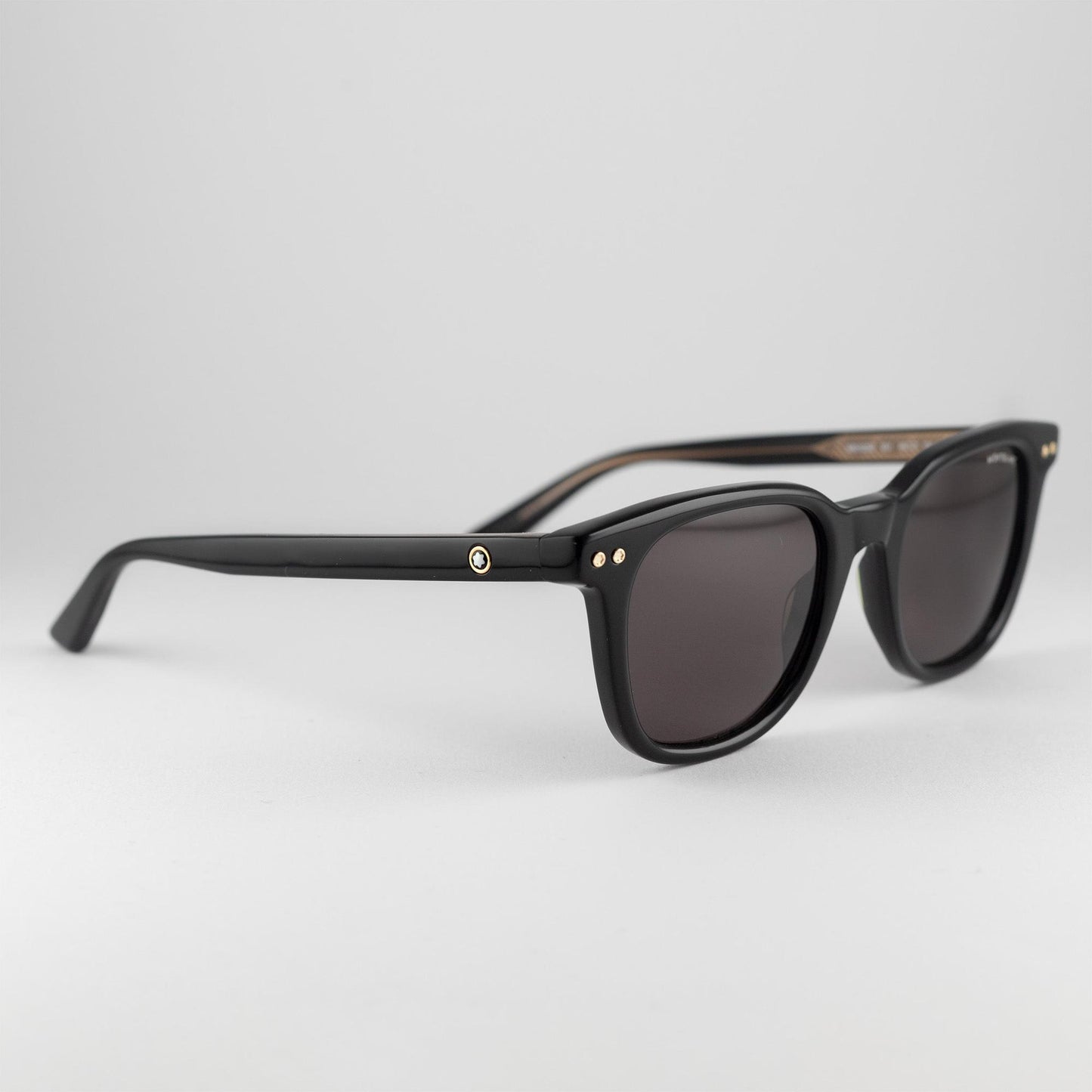 Occhiale da sole Montblanc MB0320S 001 Black - lato - Shop Ottica Mineo