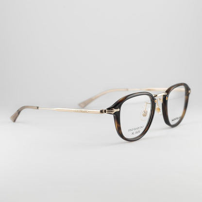 Occhiale da vista Montblanc MB0336O 002 Havana - lato - Shop Ottica Mineo