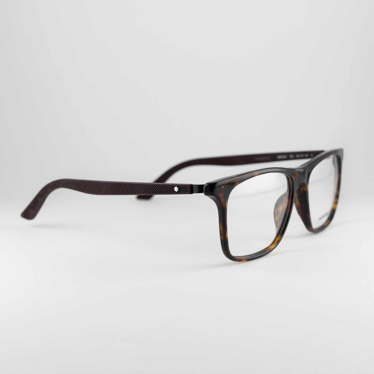 Occhiale da vista Montblanc MB0359O 002 Havana - lato - Shop Ottica Mineo
