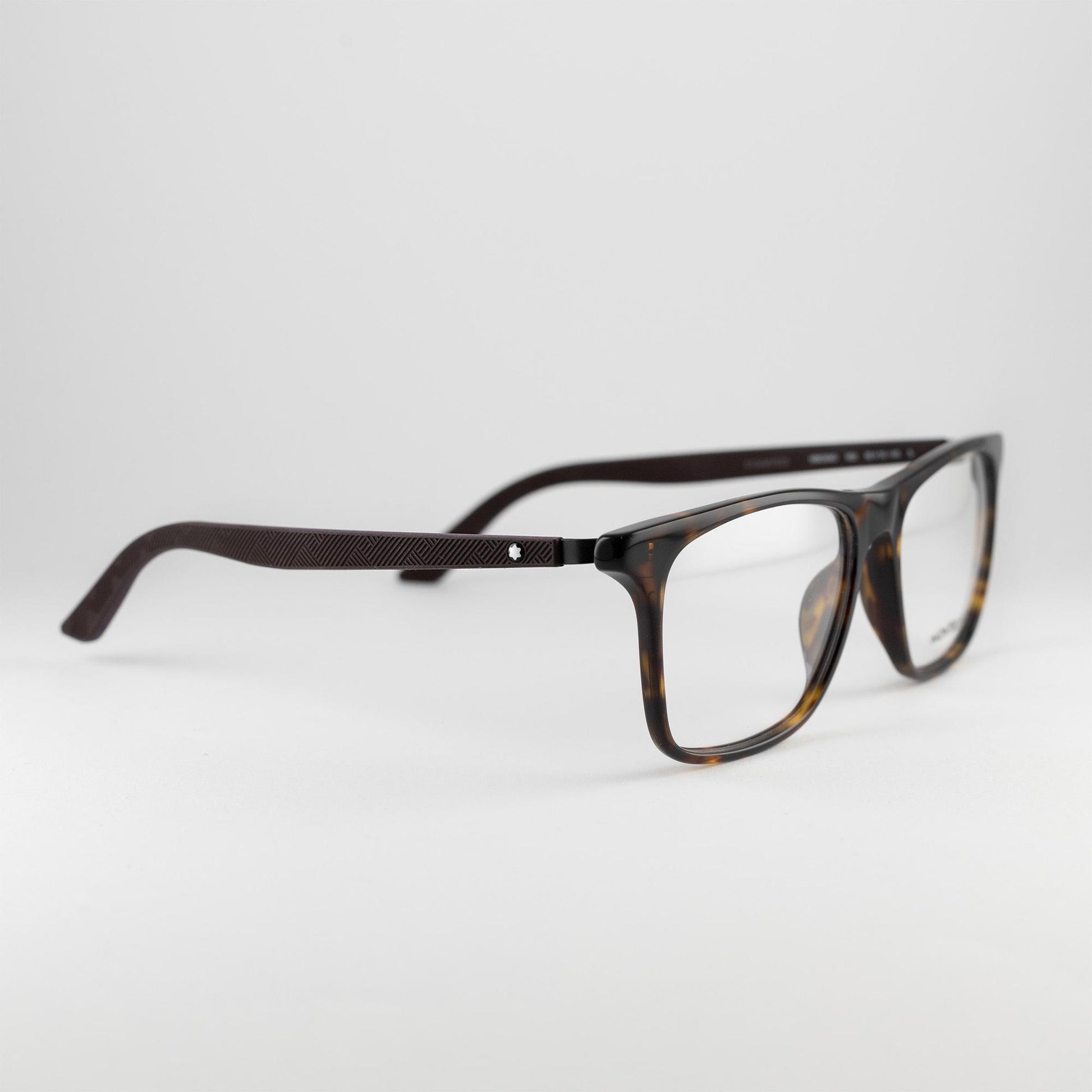Occhiale da vista Montblanc MB0359O 002 Havana - lato - Shop Ottica Mineo