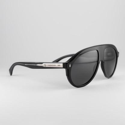 Occhiale da sole Moncler ME6001 Fhaite 3001/87 Black - lato - Shop Ottica Mineo