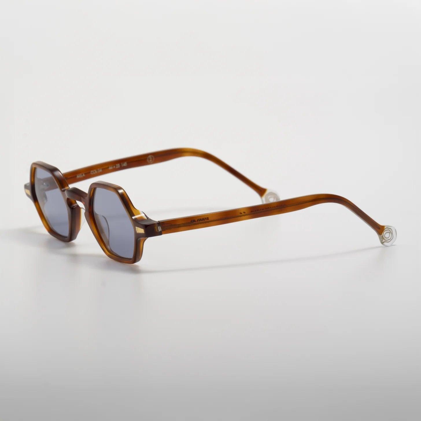 Occhiale da sole Kyme MILA 04 Havana chiaro - lato - Shop Ottica Mineo