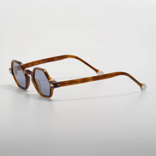 Occhiale da sole Kyme MILA 04 Havana chiaro - lato - Shop Ottica Mineo