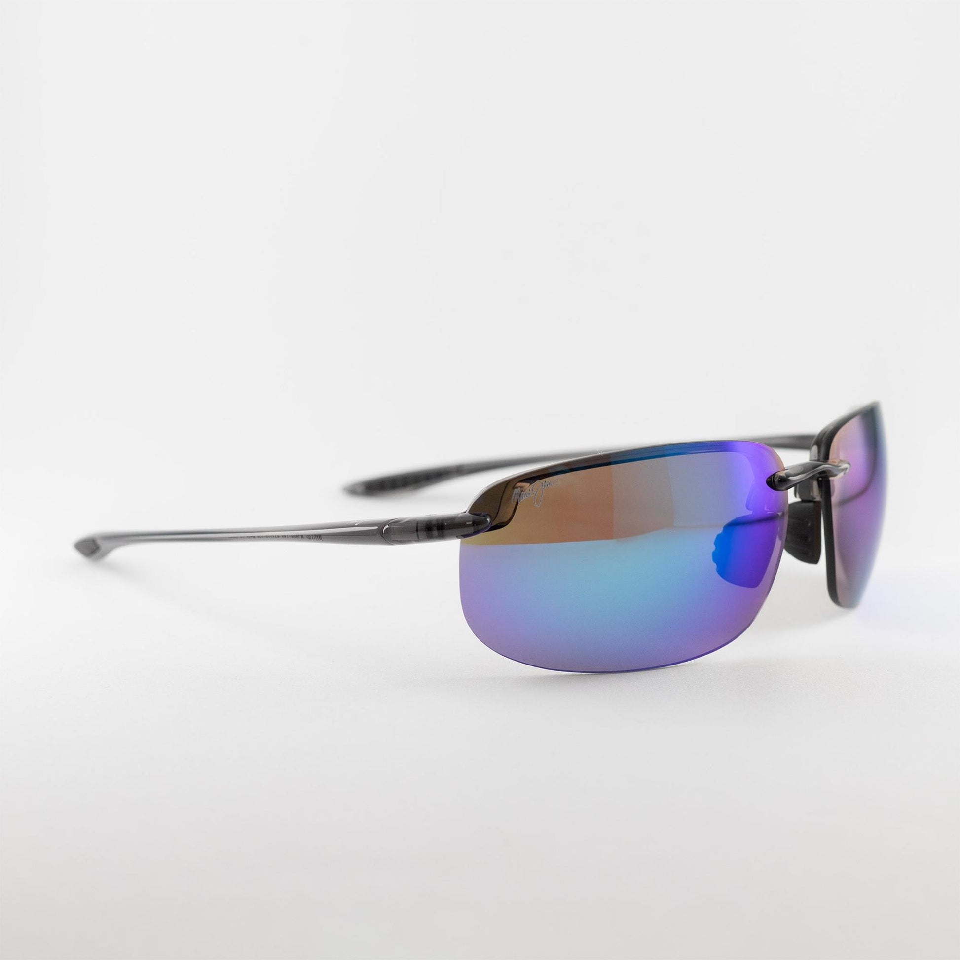 Occhiale da sole Maui Jim Ho'okipa xlarge MJ456 14A Blu Polarized - lato - Shop Ottica Mineo