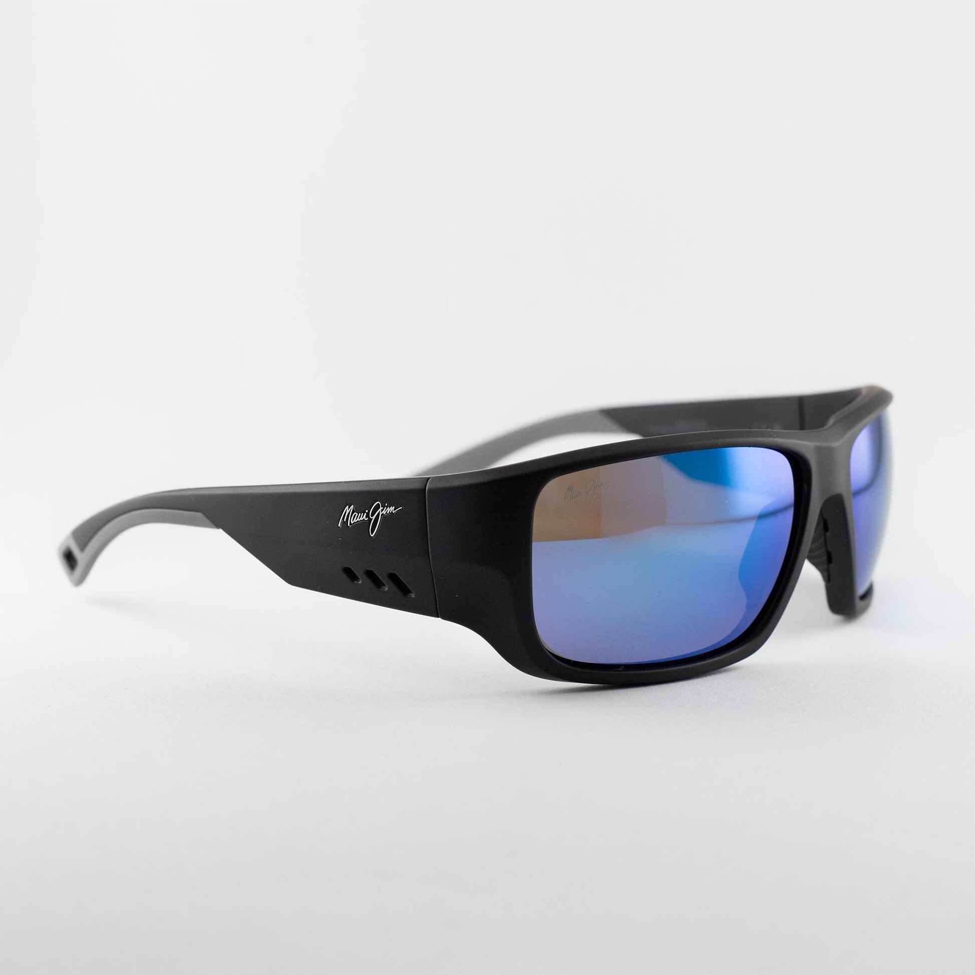 Occhiale da sole Maui Jim Keha MJ663 02 Blu Polarized - lato - Shop Ottica Mineo