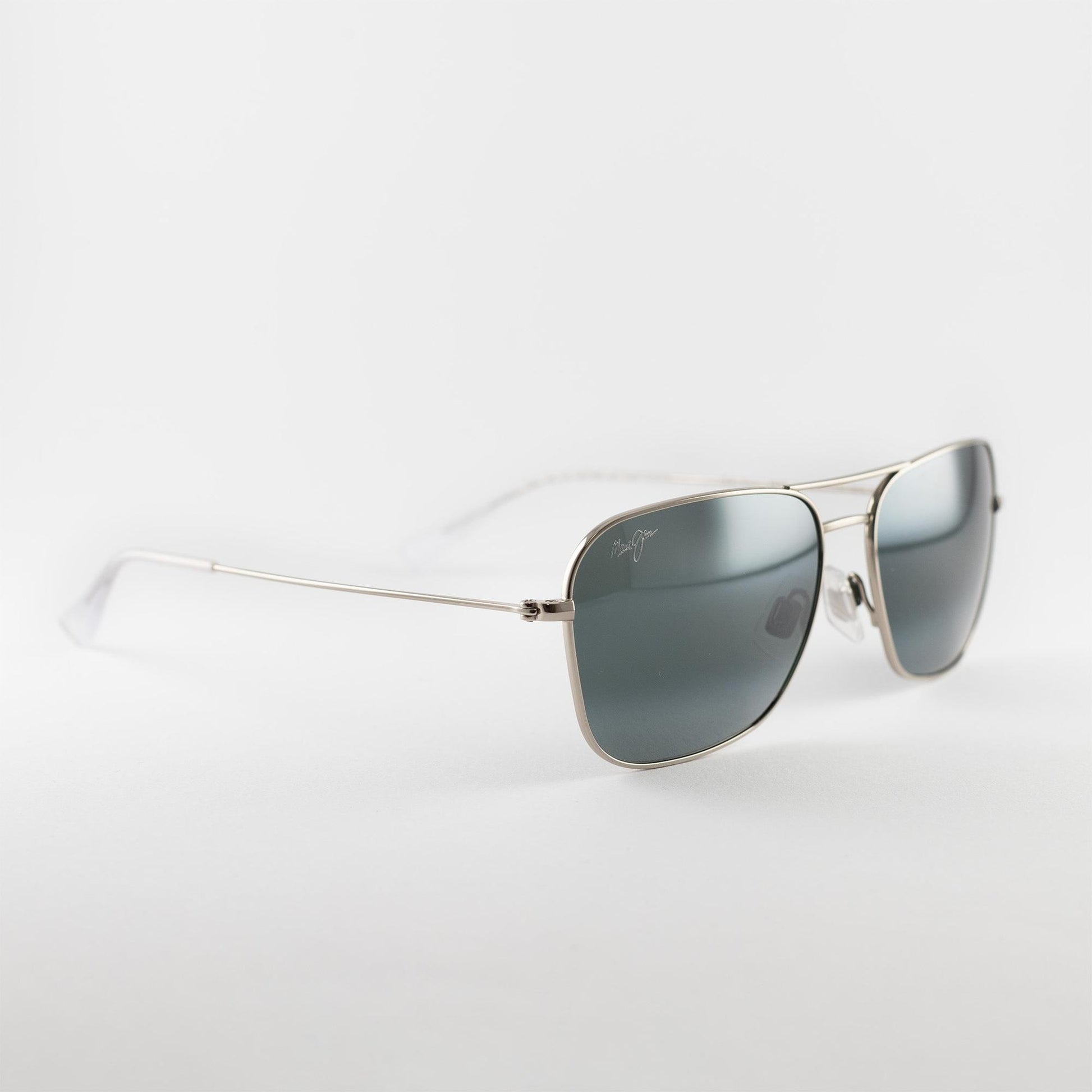 Occhiale da sole Maui Jim Na'auao MJ675 17A Black Polarized - lato - Shop Ottica Mineo