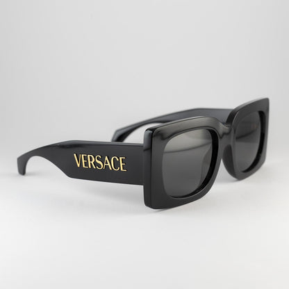 Occhiale da sole Versace MOD 4496 GB1/87 Black - lato - Shop Ottica Mineo
