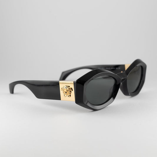 Occhiale da sole Versace MOD.4466U GB1/87 Black - lato - Shop Ottica Mineo