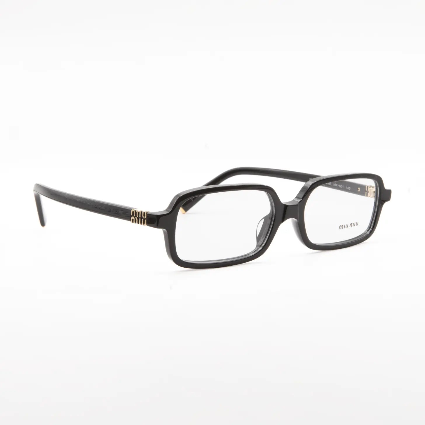 Occhiale da vista Miu Miu MU 01YV 16K1O1 Black - lato - Shop Ottica Mineo
