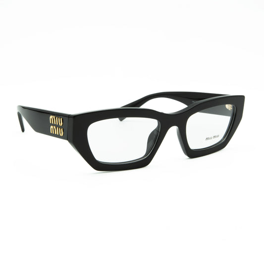 Occhiale da vista Miu Miu MU 03XV 1AB1O1 Black - lato - Shop Ottica Mineo