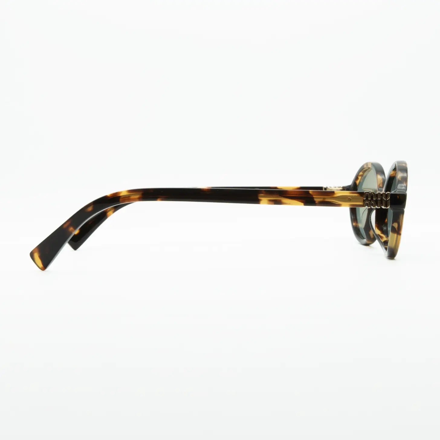 Occhiale da sole Miu Miu MU 04ZS VAU04M Havana miele - lato - Shop Ottica Mineo