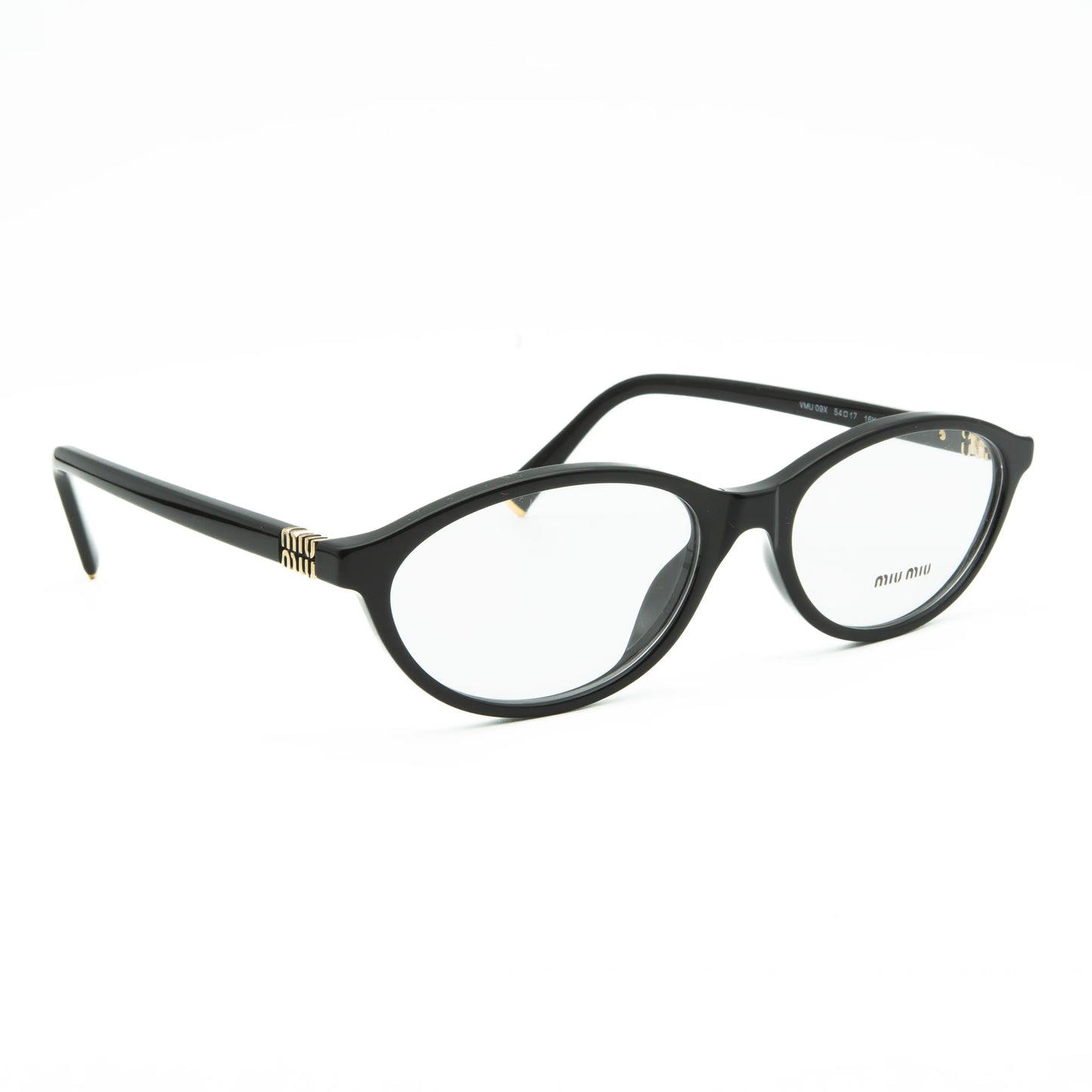 Occhiale da vista Miu Miu MU 09XV 16K1O1 Black - lato - Shop Ottica Mineo