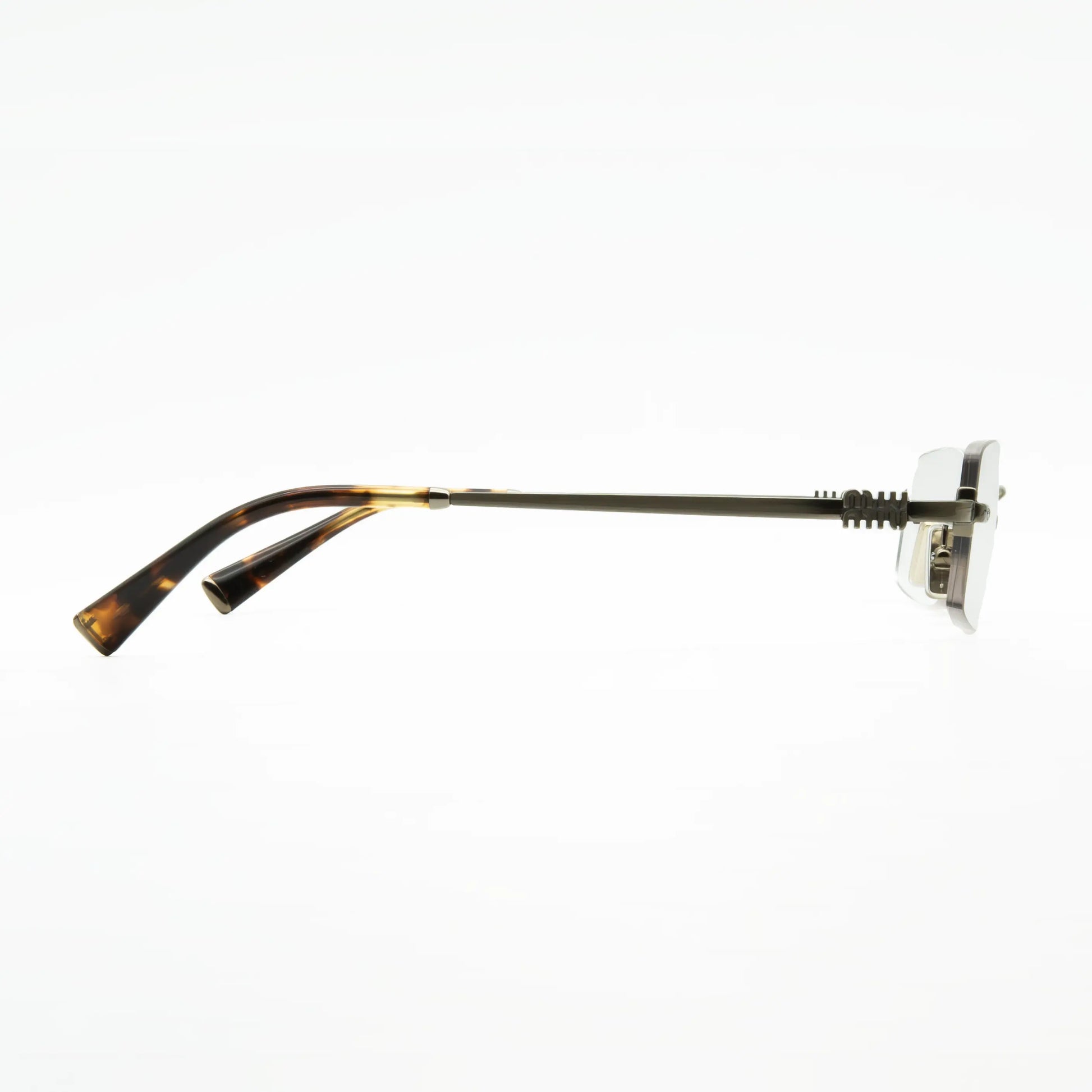 Occhiale da vista Miu Miu MU 50YV 26C1O1 Old Gold - dettaglio - Shop Ottica Mineo