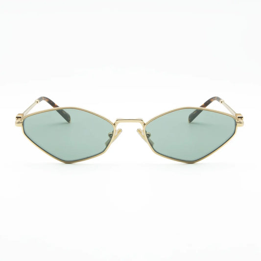 Occhiale da sole Miu Miu MU 56ZS ZVN50K Oro/ Grigio chiaro - Shop Ottica Mineo