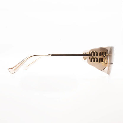 Occhiale da sole Miu Miu MU A51S 5AK20P Oro/Bronze mirrow gradient - dettaglio - Shop Ottica Mineo