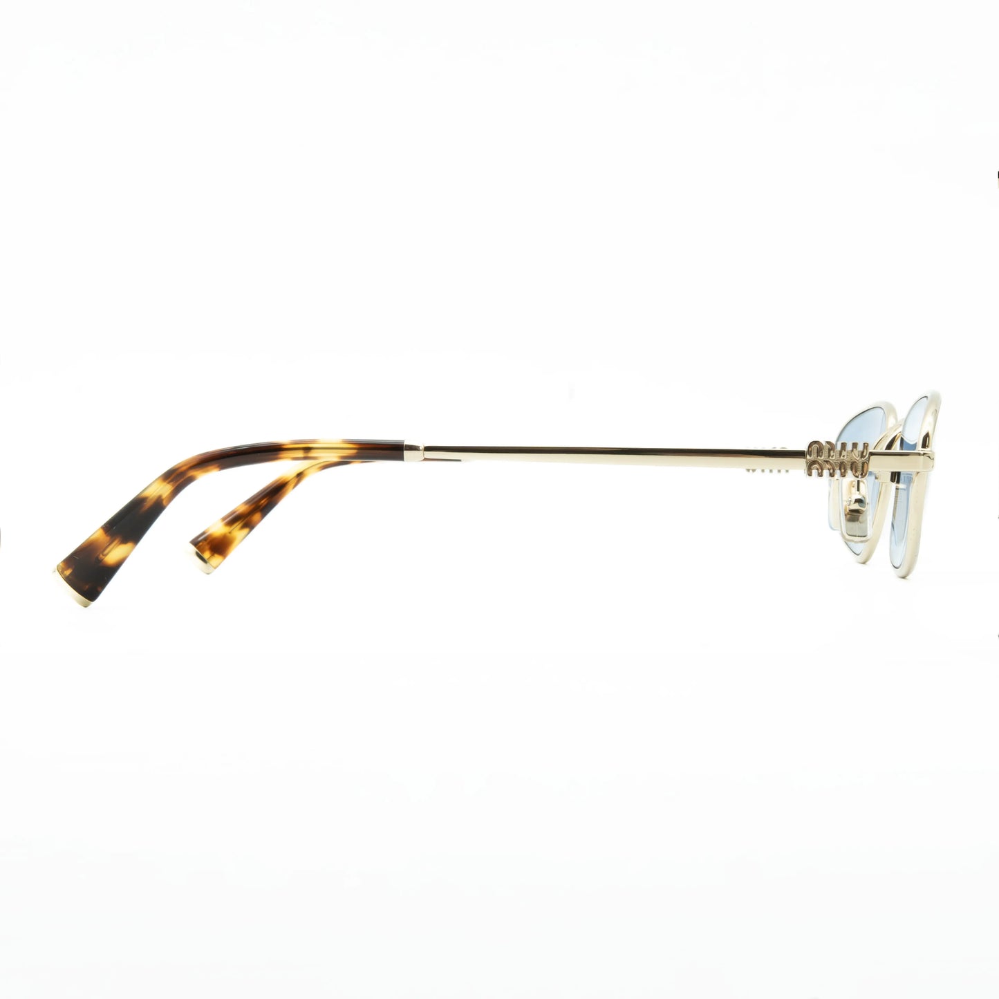 Occhiale da sole Miu Miu MU A52S ZVN60O Oro pallido - dettaglio - Shop Ottica Mineo