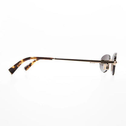 Occhiale da sole Miu Miu MU A54S ZVN5D1 Oro/Light Grey - dettaglio - Shop Ottica Mineo