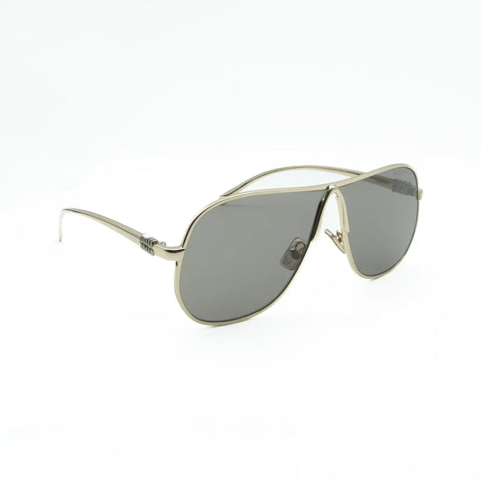 Occhiale da sole Miu Miu Ombre MU A56S ZVN80Q Gold/Dark Grey - lato - Shop Ottica Mineo