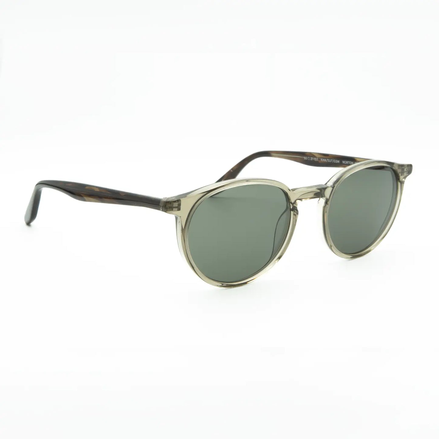 Occhiale da sole Barton Perreira Norton Beige Sabbia Trasparente - lato - Shop Ottica Mineo