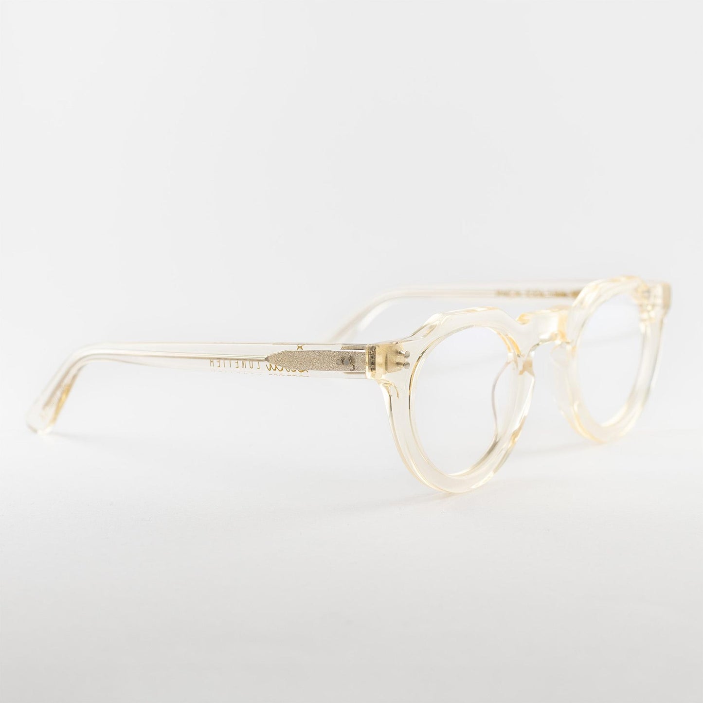 Occhiale da vista Lesca Lunetier PICA COL.186 Crystal - lato - Shop Ottica Mineo