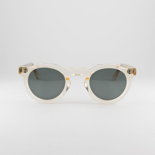 Occhiali da sole Lesca Lunetier PICA 186 Crystal rotondi