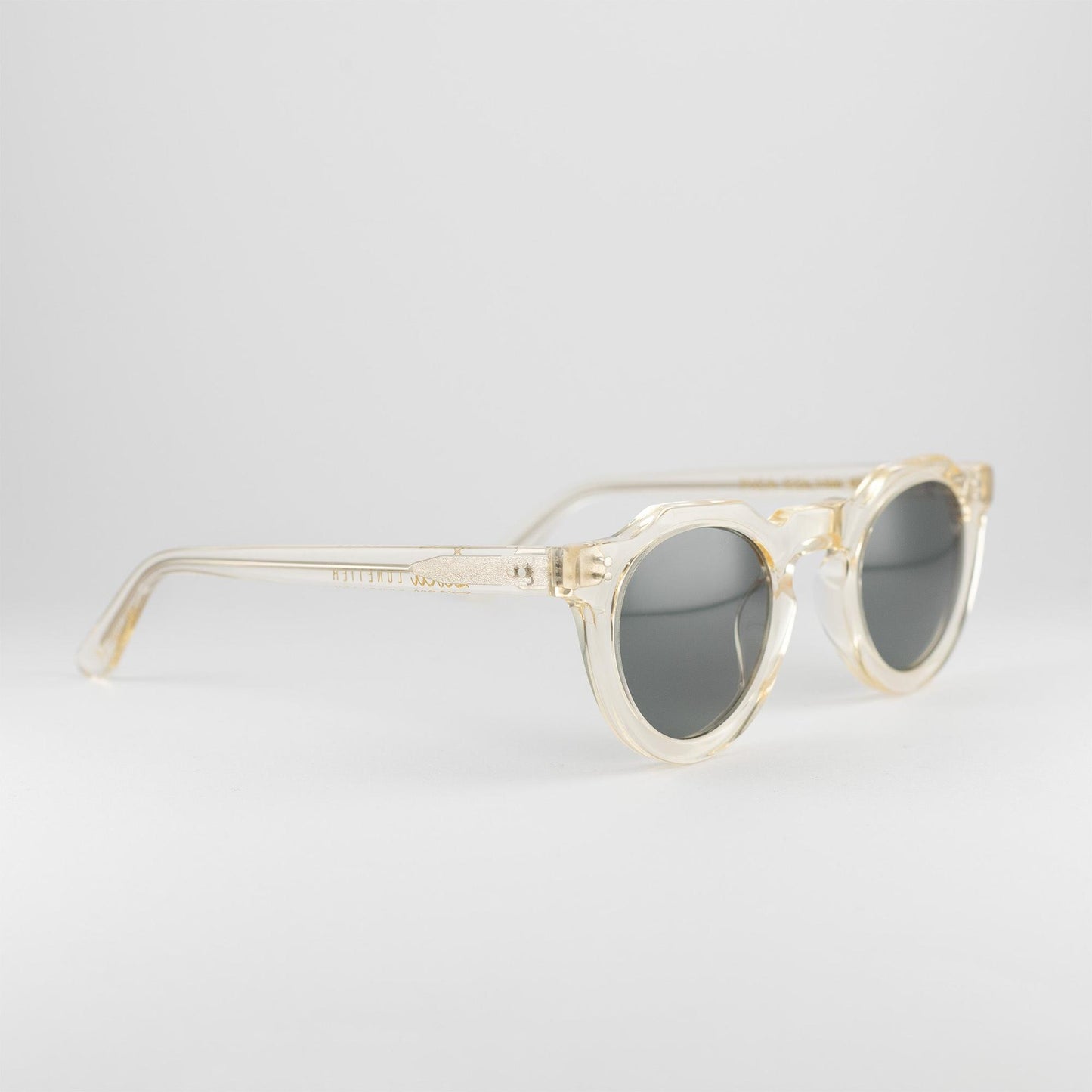 Occhiale da sole Lesca Lunetier PICA COL.186 Crystal - lato - Shop Ottica Mineo