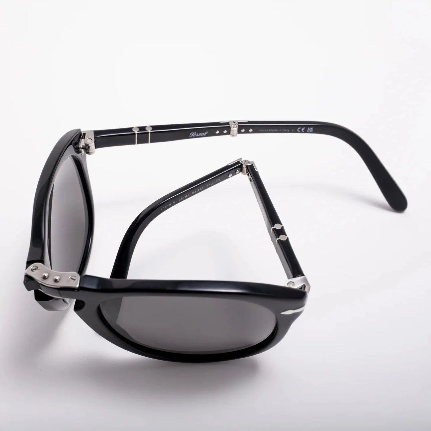 Occhiale da sole Persol Steve Mcqueen 714 S-M 95/B1 Black - dettaglio - Shop Ottica Mineo