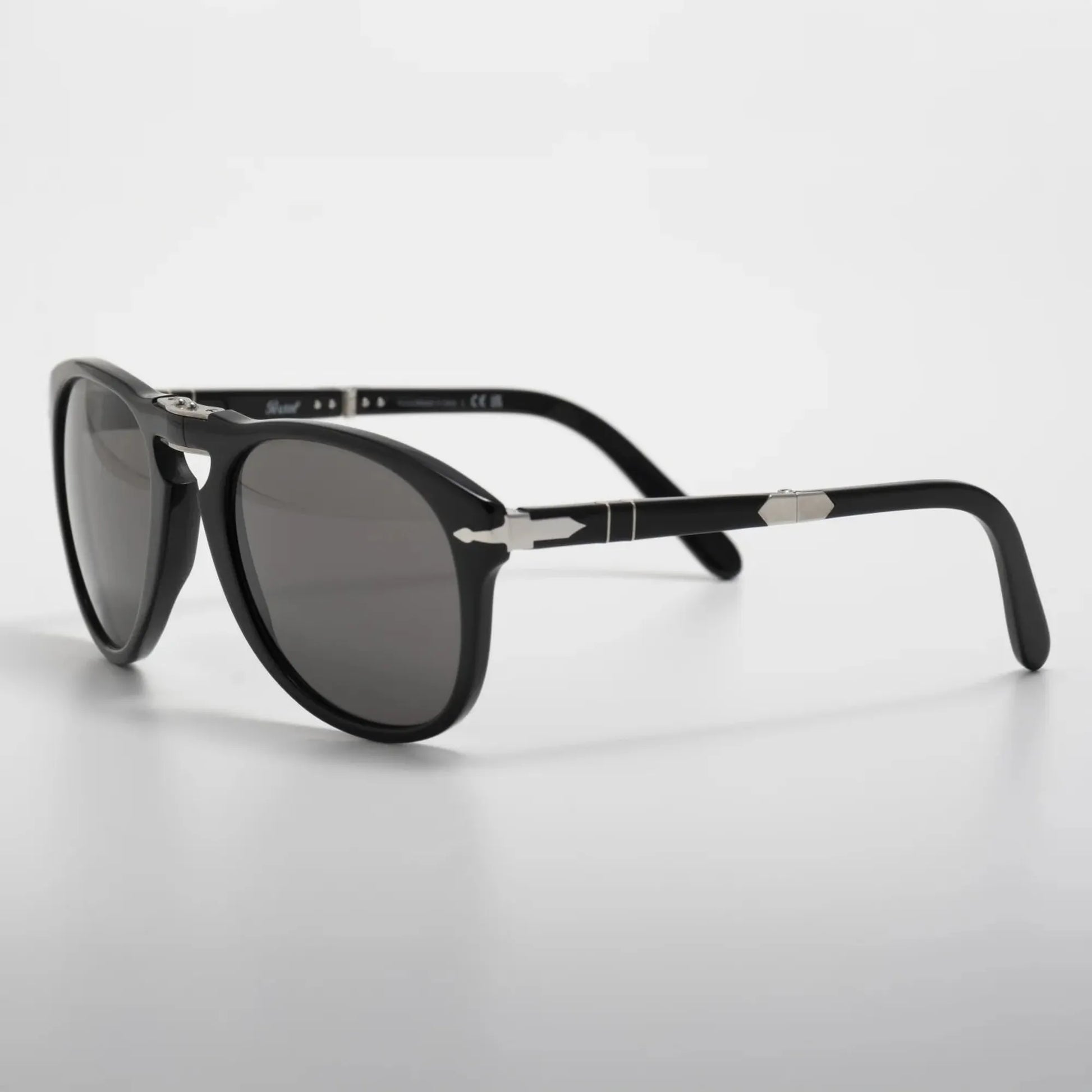 Occhiale da sole Persol Steve Mcqueen 714 S-M 95/B1 Black - lato - Shop Ottica Mineo