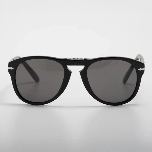 Occhiale da sole Persol Steve Mcqueen 714 S-M 95/B1 Black - Shop Ottica Mineo