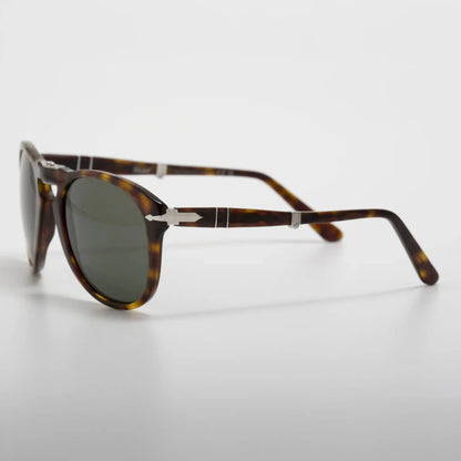 Occhiale da sole Persol PO0714 Folding 24/31 Turtle - lato - Shop Ottica Mineo