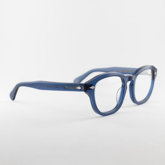 Occhiale da vista Lesca Lunetier POSH M F19 Blu - lato - Shop Ottica Mineo