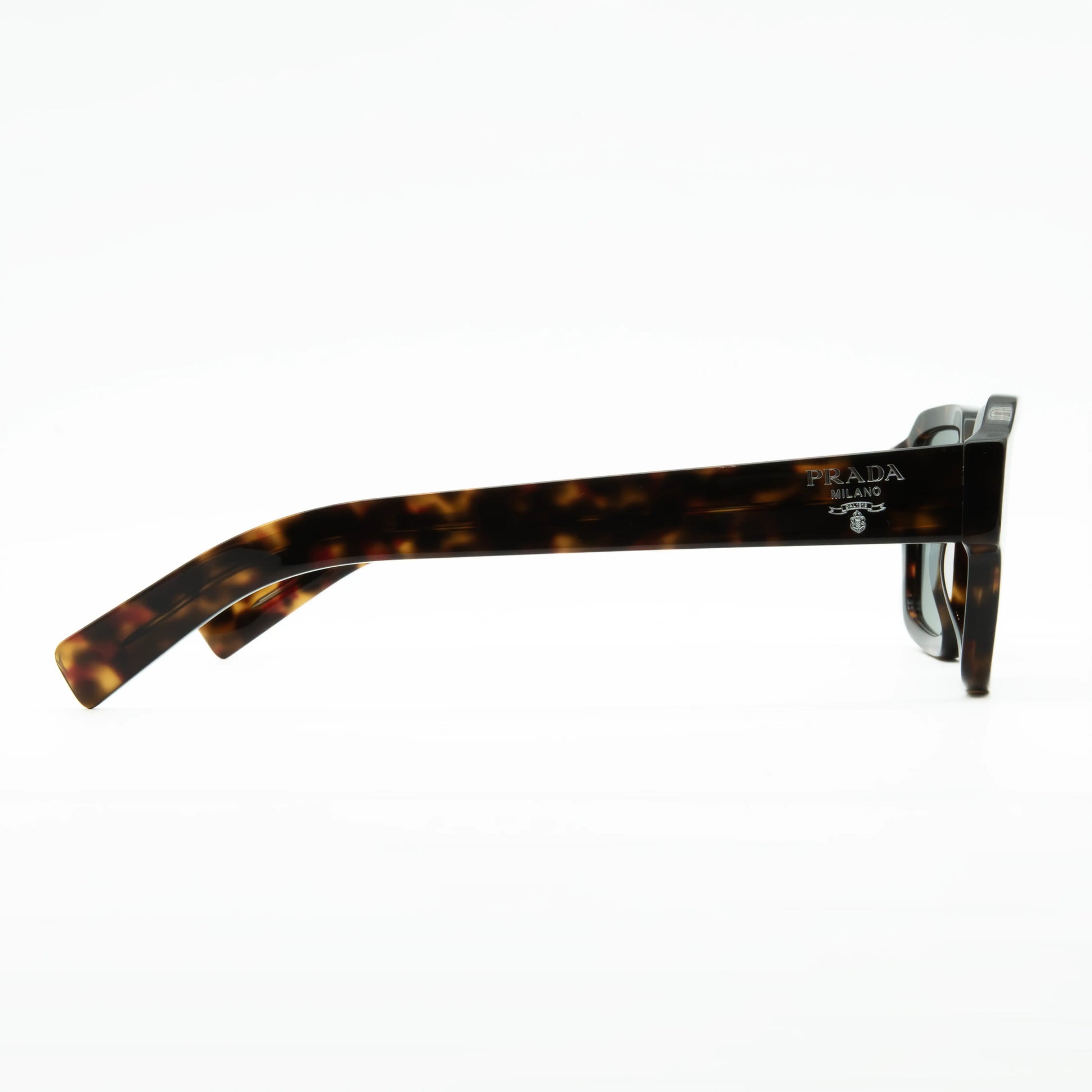 Occhiale da sole Prada PR 02ZS 17N20N Root tartarugato - dettaglio - Shop Ottica Mineo