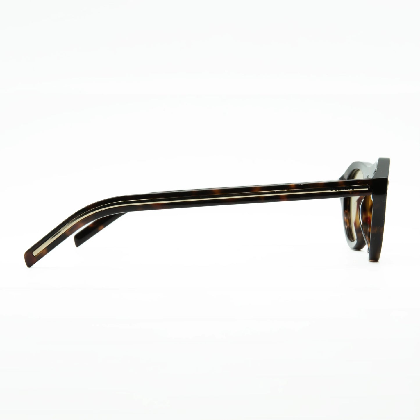 Occhiale da sole Prada PR B15S 17N70R Root tartarugato - dettaglio - Shop Ottica Mineo