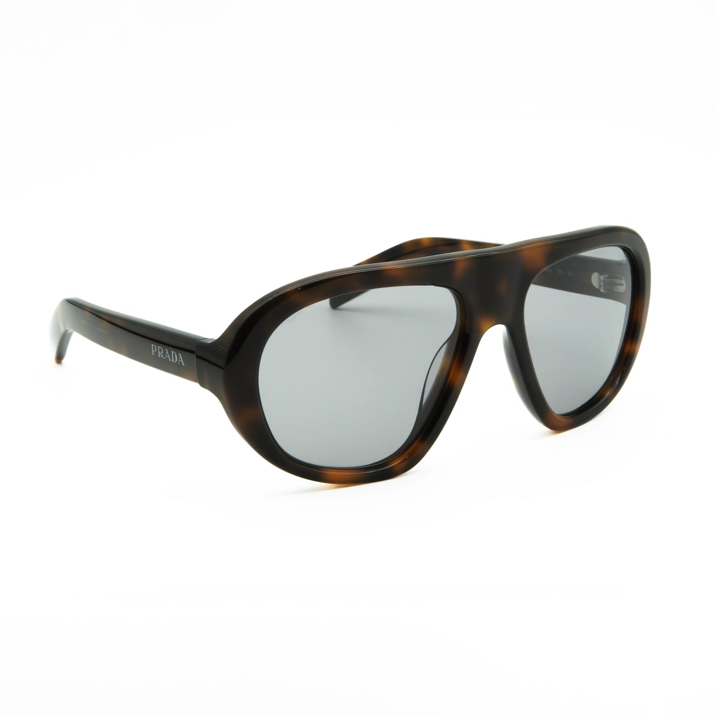 Occhiale da sole Prada PR C05S 20D50Q Juniper tartarugato - lato - Shop Ottica Mineo