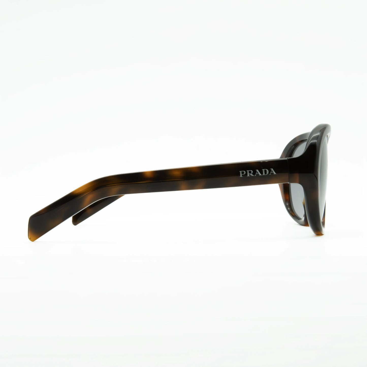 Occhiale da sole Prada PR C05S 20D50Q Juniper tartarugato - dettaglio - Shop Ottica Mineo