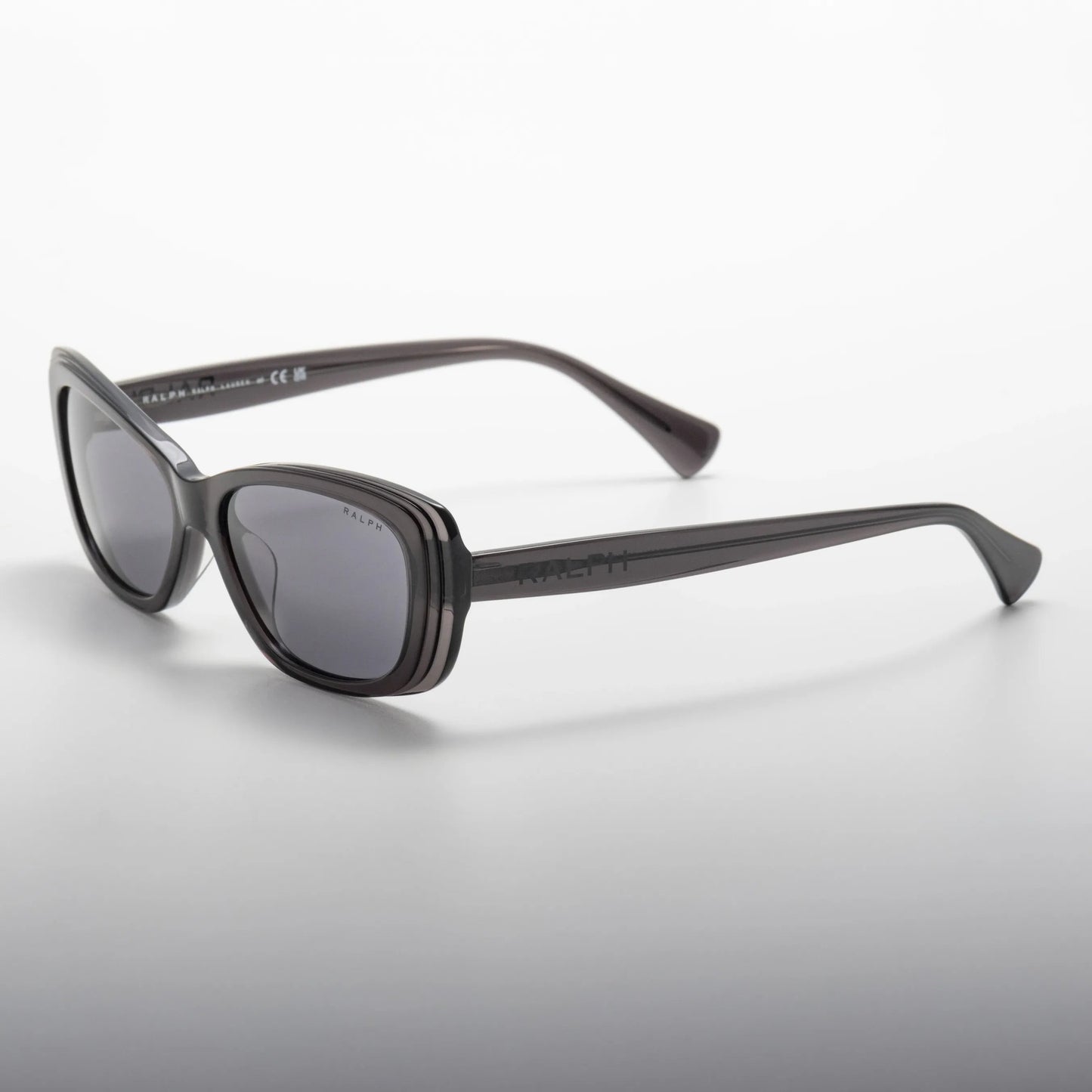 Occhiali da sole Ralph RA5322U 553687 Black lucido trasparente rettangolari
