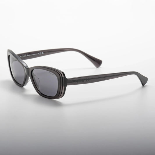 Lunettes de soleil Ralph RA5322U 553687 Noir brillant transparent rectangulaires