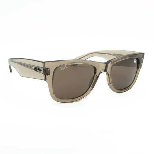 Occhiale da sole Ray-Ban Star Wars Mega Wayfarer RB0840S 68701A Marrone chiaro trasparente - lato - Shop Ottica Mineo