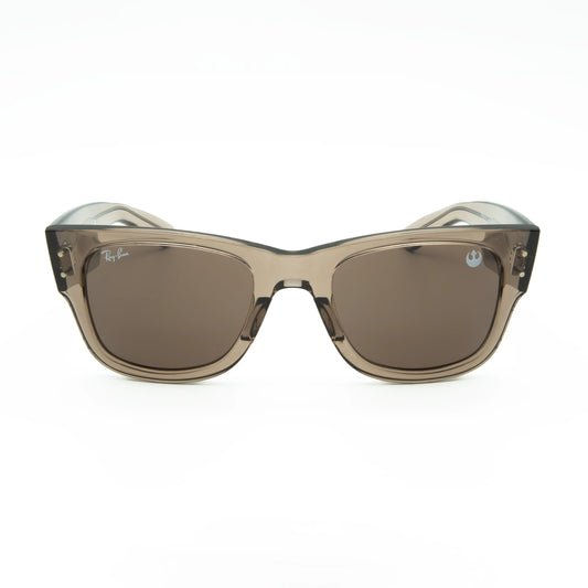 Occhiale da sole Ray-Ban Star Wars Mega Wayfarer RB0840S 68701A Marrone chiaro trasparente - Shop Ottica Mineo