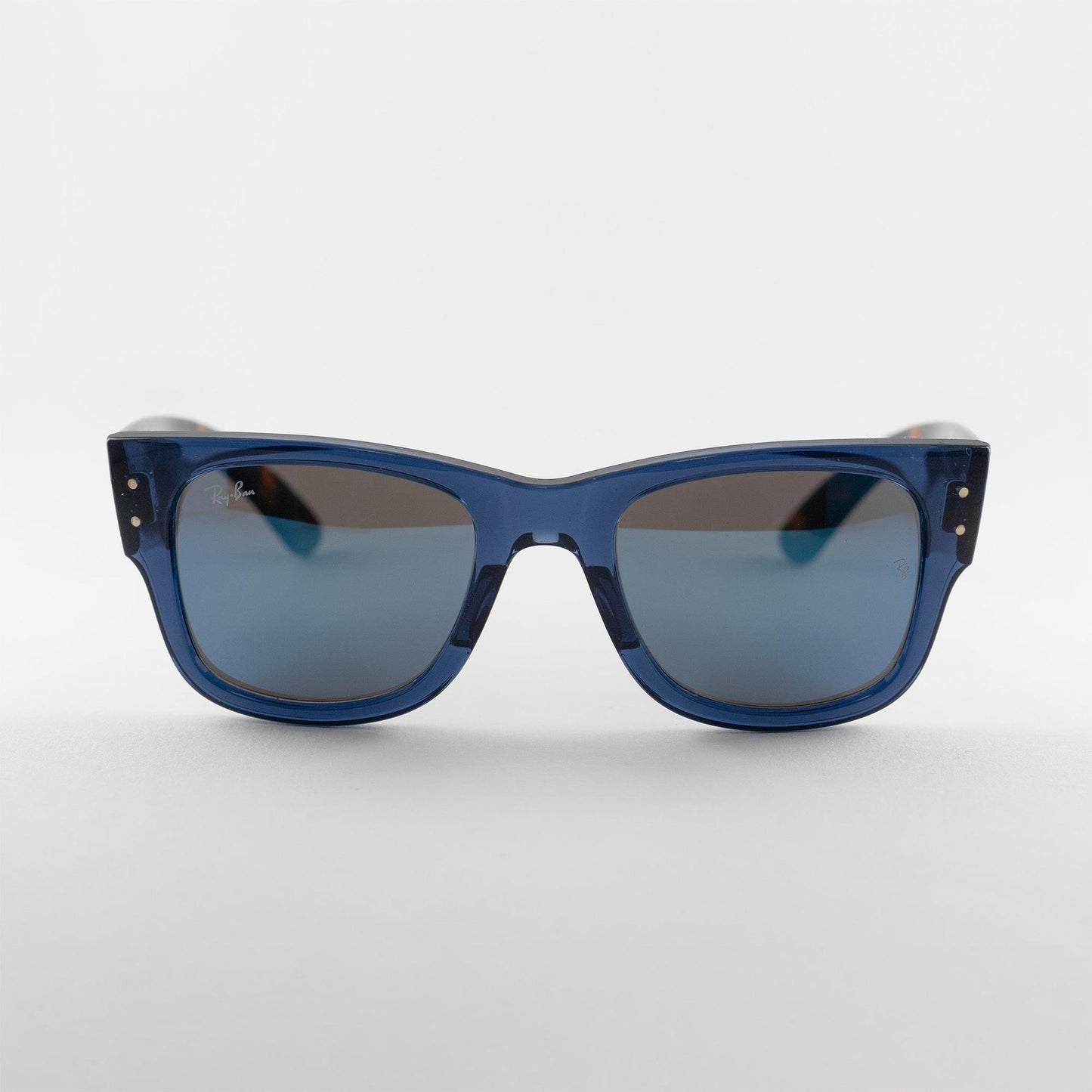 Occhiale da sole Ray-Ban Mega Wayfarer RB0840S 6638O4 Blu - Shop Ottica Mineo