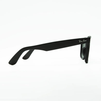 Occhiale da sole Wayfarer RB2140F 901-S Matt Black - dettaglio - Shop Ottica Mineo