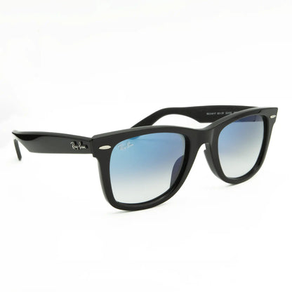 Occhiale da sole Wayfarer RB2140F 901/3F Black/Blu - lato - Shop Ottica Mineo