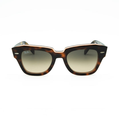 Occhiale da sole Ray-Ban State street RB2186 1324BG Havana su rosa trasparente - Shop Ottica Mineo