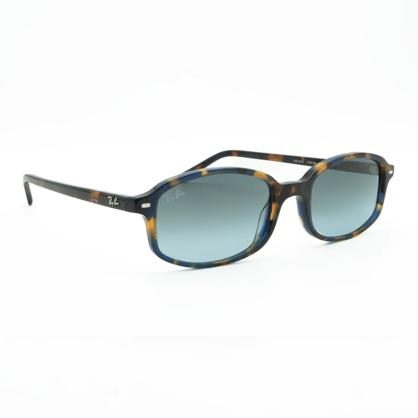 Occhiale da sole Ray-Ban RB2232 13563M Havana/Blu - lato - Shop Ottica Mineo