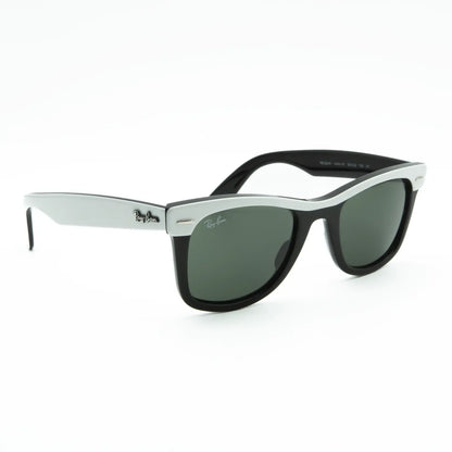 Occhiale da sole Ray-Ban Wayfarer Street Neat RB2240 1444/31 Bianco/Nero - lato - Shop Ottica Mineo