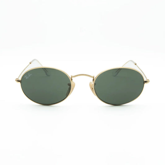 Occhiale da sole Ray-Ban Oval RB3547 001/31 Oro artista G-15 - Shop Ottica Mineo