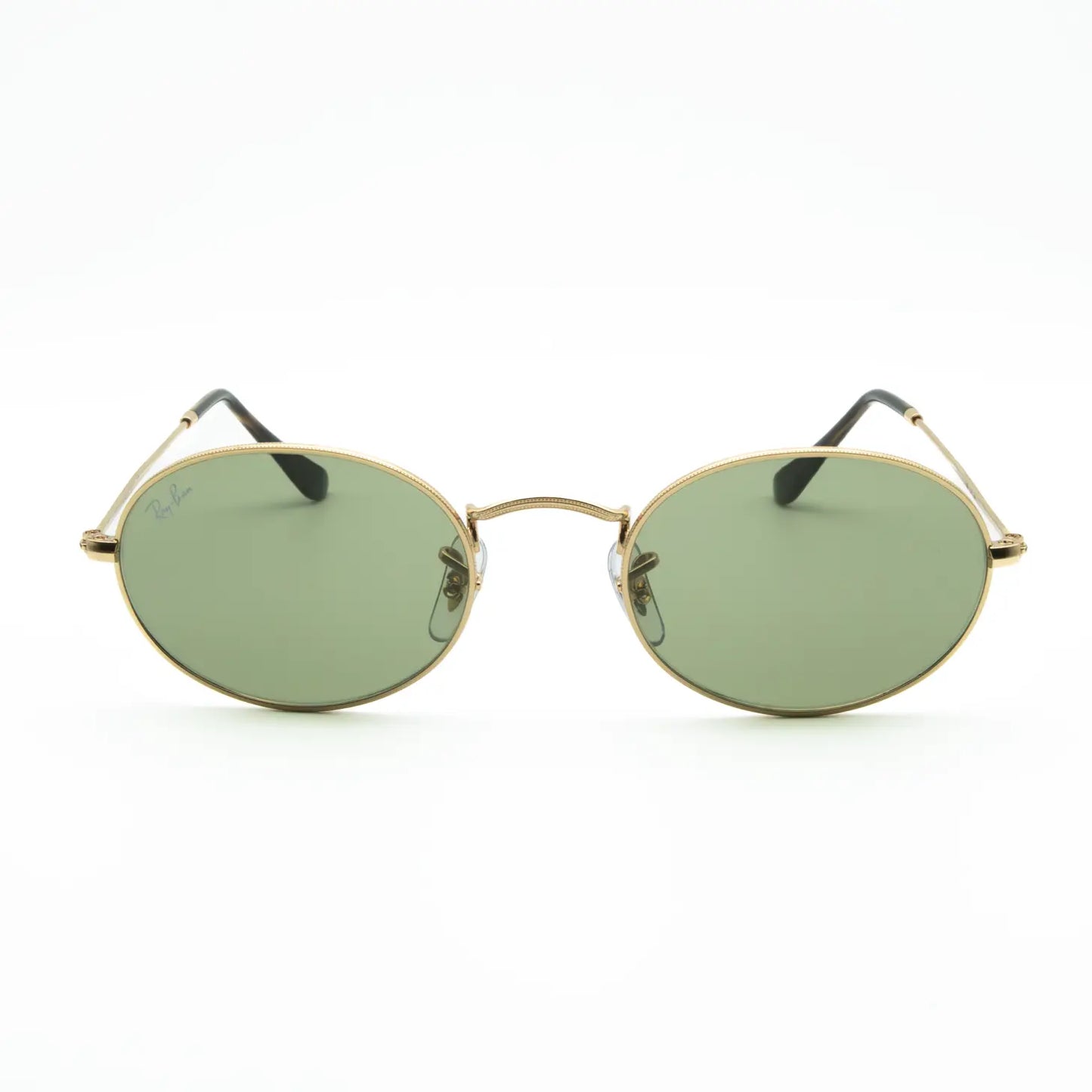 Occhiale da sole Ray-Ban Oval RB3547 001/4E Oro/Battle Green - Shop Ottica Mineo